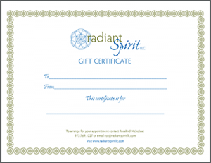 Radiant Spirit Gift Certificate